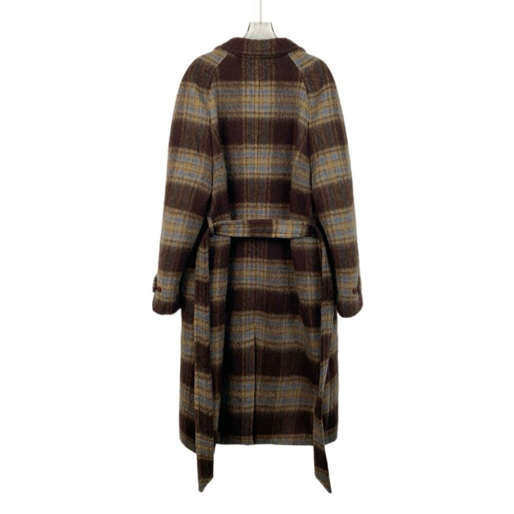 Gucci Color-Block Check Wool Collared Single-Brea… - image 2